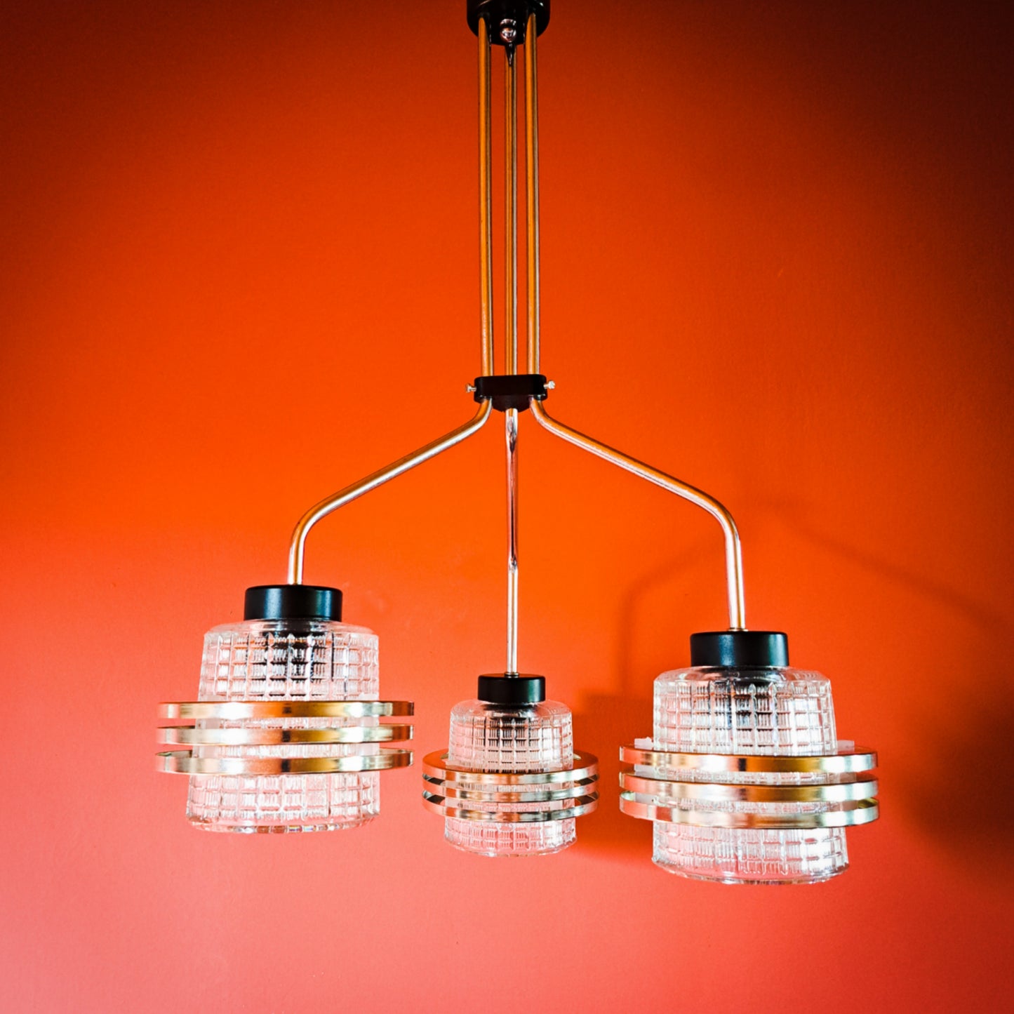 space age chrome light