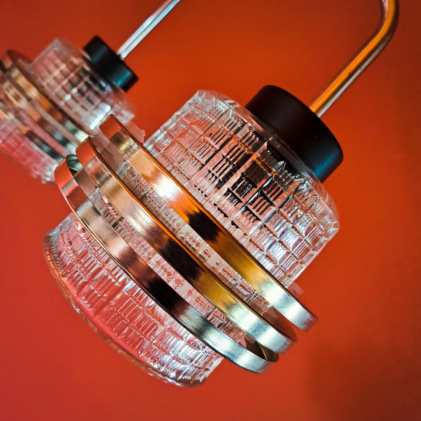 space age metal light