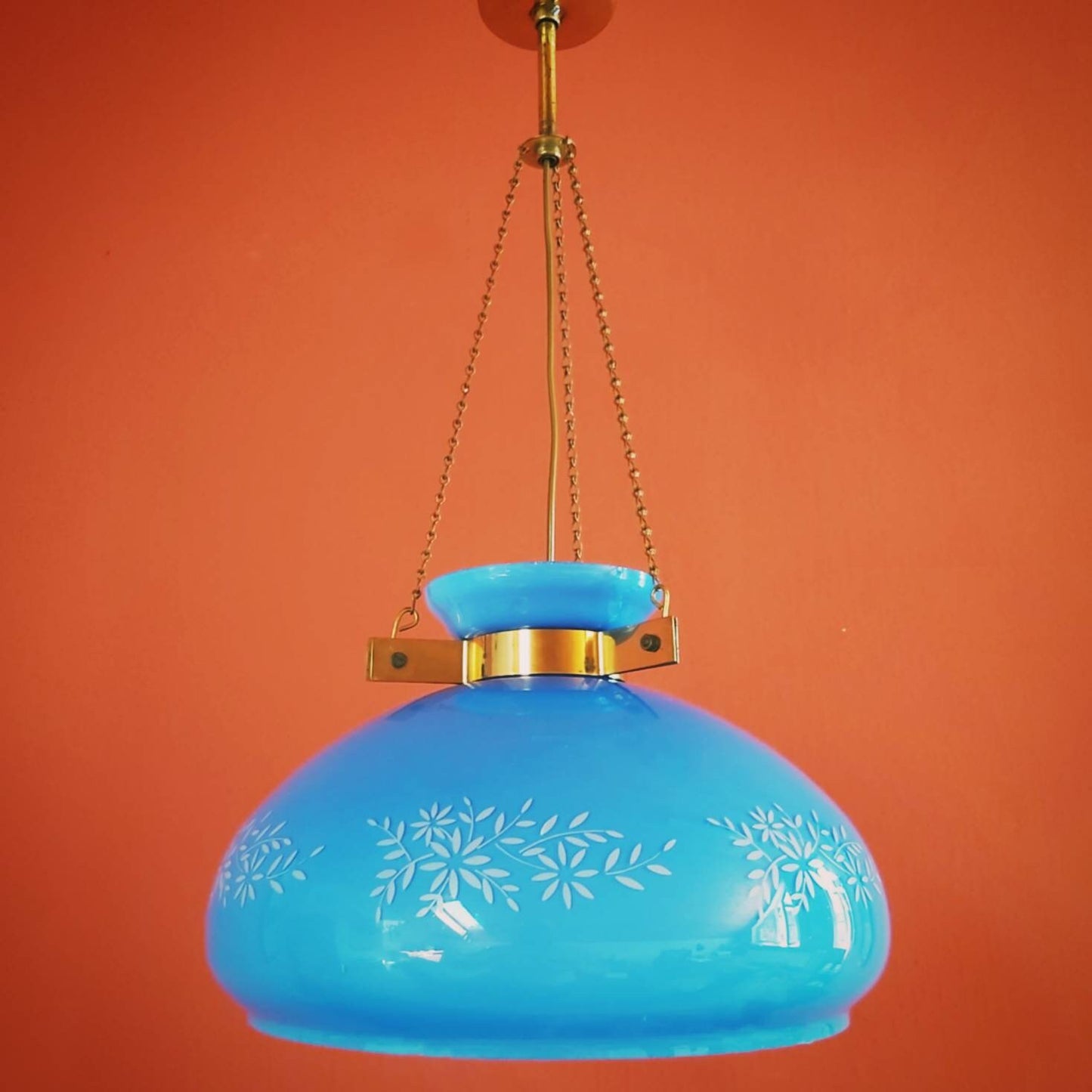 blue glass light