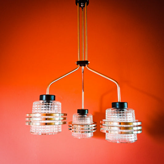 space age chrome light