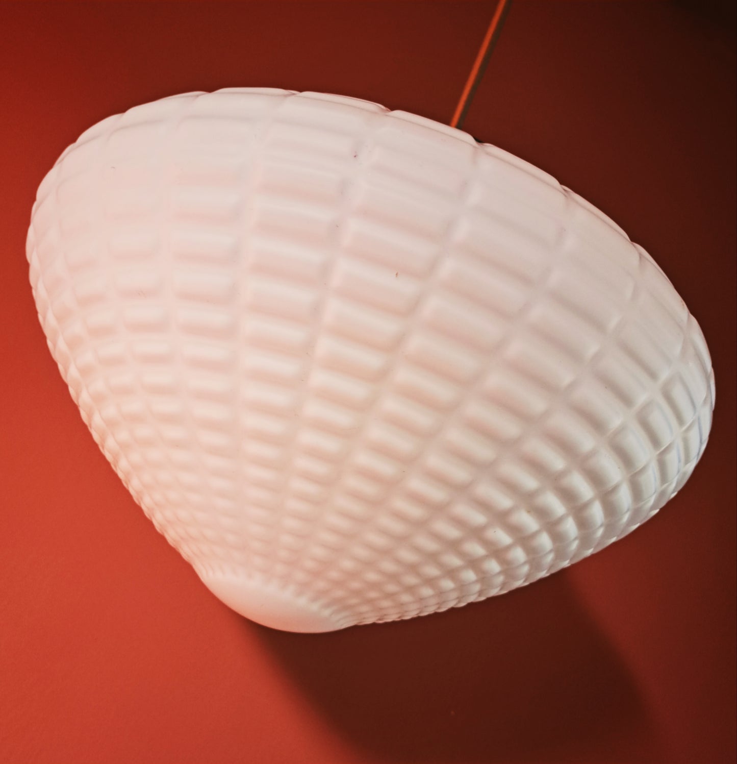 Geometric Opaline Pendant Light