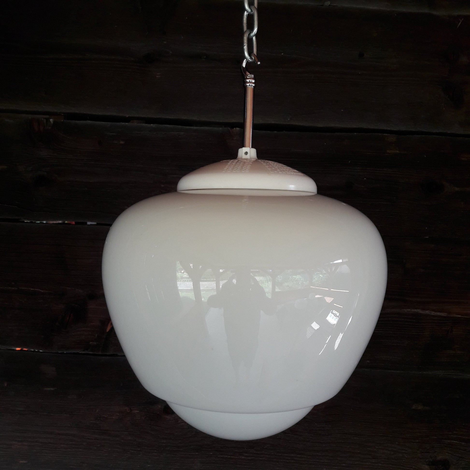 opaline schoolhouse pendant