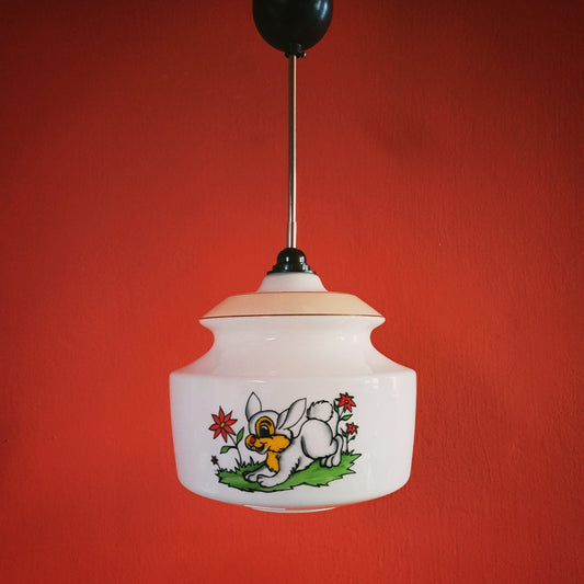 Bunny Glass Ceiling Light