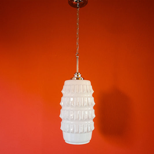 Milk Glass Pendant Light